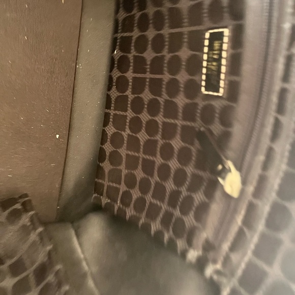 Kate Spade Black canvas Tote Bag vintage - Picture 6 of 10
